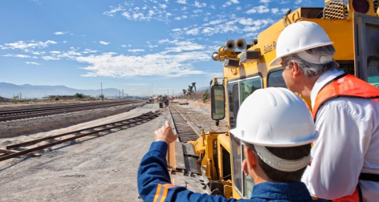 Workers on the UK Rail network