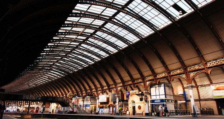 A typical UK Railway station