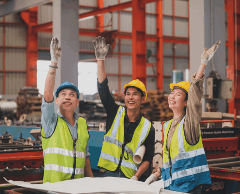 Happy engineers - hiring a consultant