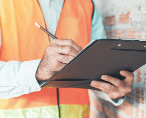 Engineer or Inspector Checking Progressing Work - Sentinel Compliance