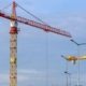 Cranes on the skyline