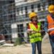 health and safetey personnel on building construction site