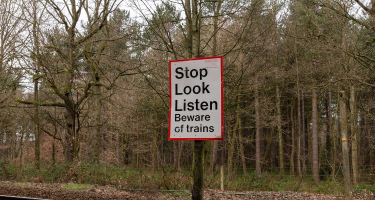 Stop Look Listem - Beware of Trains sing - featured across UK rail network